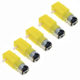 (Pack of 5) BO Motor Dual shaft Smart Car Robot Gear Motor for Arduino Motor Control Electronic Hobby Kit-21