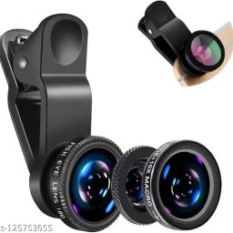CRAYOTALK 0 45x Lens 3in1 Lens 0.67X-Wide Angle 180-Degree Fish Eye 10X Mobile Phone Lens-picture-0