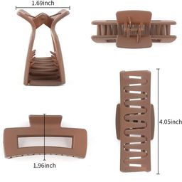 Xivir Set of 2 Rectangular Claw Clips image 5