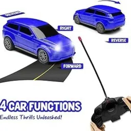 joymates enterprises JoyMates Rechargeable Remote Control Car With Light | Battery Of Remote Included image 2