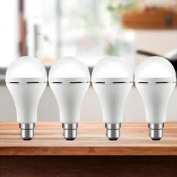Emergency 15W Inverter LED Bulb with 1200mAh Rechargeable Battery Pack of 4 L408 4 hrs Bulb Emergency Light-image-98