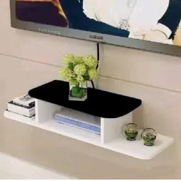 Heavenart Wall Mount Setup Box Stand for Home | Wall Shelf for Holding Wooden, MDF (Medium Density Fiber) Wall Shelf-23