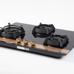 Toughened Glass, Cast Iron Pan Support, Auto Ignition, Flame Failure Device Glass Automatic Hob-image-5
