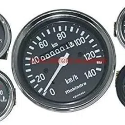 goyal motors WILLY, MM540 METER SET | SET OF 5 PC NEW REPLICA Analog Speedometer image 5