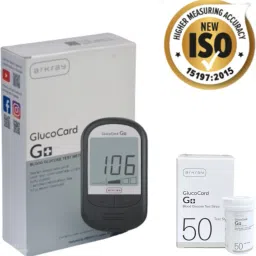 GlucoCard G+ Diabetes Monitoring Kit – 50 Test Strips, Result Level Indicator Glucometer-picture-13
