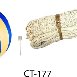 Premium Quality Volleyball With Cotton Net CT-177 Volleyball Kit-image-29