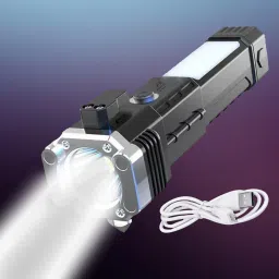 USB Fast Charger 8 in 1 Portable Ultra Bright Torch 5 hrs Torch Emergency Light-29