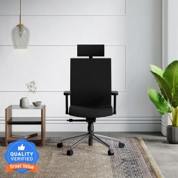 Prime Fabric Office Adjustable Arm Chair-image-51