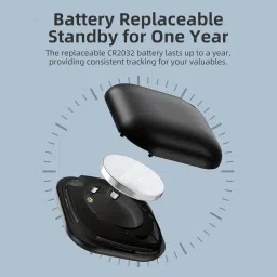 PEATOP Smart Finder Tag – iOS Tracker with Bluetooth 5.2 & Replaceable Battery Location Smart Tracker image 3