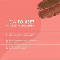 Adbeni Stay Simple Eyeshadow, Blusher & Highlighter Makeup Kit - 28 g - Shade 01 image 3