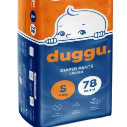 Baby Diapers Pants | 4 - 8 Kg | Small | Pack 1 | 78 Pieces - S-22