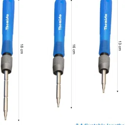 themisto 9 in 1 Tool Kit for Repairing Mobiles, PDA, Laptop with Screwheads and Tweezer Precision Screwdriver Set image 3