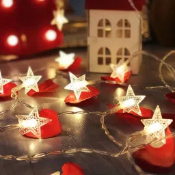 20 LEDs 7.98 m Gold, Transparent Flickering, Steady Star Rice Lights-19