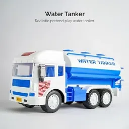 Toy Water Tanker Truck Construction Truck Pull Back Vehicles Toy-47
