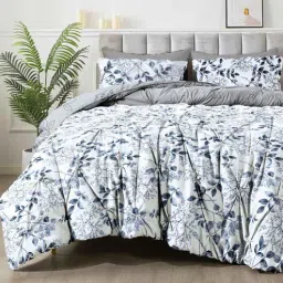 the white moss Hannah Pleat Pinch luxurious AC Single Comforter with One Pillow Cover-picture-20
