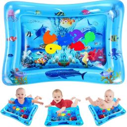 Baby inflatable Water Play Mat | Growth for 3, 6, 9 & 12 Month Old Baby Play Mat NA-image-2