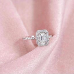 Brass Cubic Zirconia Silver Plated Ring-image-17