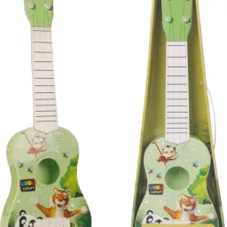 Jungle Theme 17" Guitar 4 Strings Acoustic Learning Musical Sound Toys-2