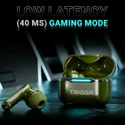 triggr Ultrabuds N1 with ENC, 40H Battery, Trucomm Calling, 40ms Latency Gaming, v5.3 Bluetooth Headset image 4