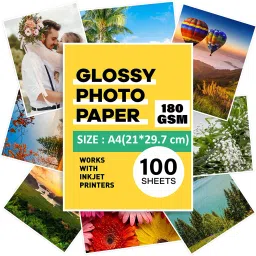 Super Glossy Unruled A4 180 gsm Photo Paper-image-72