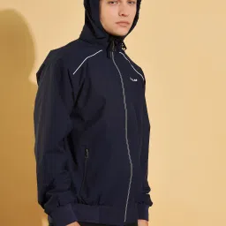 Dollar Lightweight Open Front Solid Men Wind Cheater-picture-11
