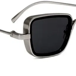 UV Protection Retro Square Sunglasses (Free Size)-image-4