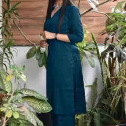 Women Cotton Rayon Kurta Pyjama Set-image-52