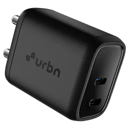 urbn UWA350BK 35W Type C 2-Port Fast Charger (Adapter Only, GaN Technology, Black)-20
