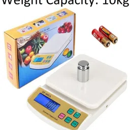 Siya Shine Electronic Digital 1Gram-10 Kg Weight Scale Lcd Kitchen Weight Scale Machine Measure for measuring fruits,shop,Food,Vegetable,vajan,offer,kata,weight machine Weighing Scale for grocery,kata,taraju,shop,computer kata,tarazu,jewellery,sabzi, Weighing scale (White) weight capacity 10kg Weighing Scale-picture-4