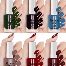 Quick Dry Natural Infinite Shine Nail Polish Set for Women & Girls B2025 Multicolor-25