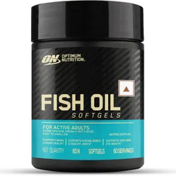 optimum nutrition Fish Oil - 60 Capsules, 1000 mg Fish Oil, 180 mg EPA, 120mg DHA-picture-0