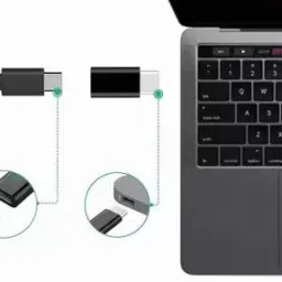 Skymac Multicolor USB Type-B to USB Type C Power Sharing Converter (Pack of 3) Phone Converter image 2