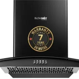 Acura S BPC Filterless 60cm, Curved Glass, Push Control, 7 Year Motor Warranty Wall Mounted Black 1200 CMH Chimney-image-23