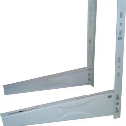 HEAVY DUTY AC OUTDOOR UNIT STAND 27cm x 23cm Shelf Bracket Upto 2 Ton (Carbon Steel) 27, 23 Shelf Bracket-24