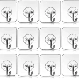 (PACK OF 10)Multipurpose use bathroom and kitchen storage hook 1.136 Hook 1-image-80
