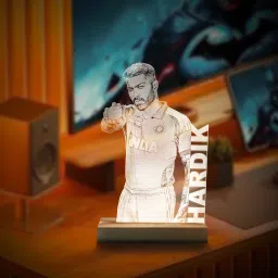 unique miniature Hardik Pandya Themed LED Table Lamp Table Lamp image 2