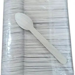 Wood Spoon Disposable Ecofriendly 140MM Pack of 100 Disposable Wooden Ice-cream Spoon Set-image-68
