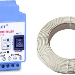 SKYLET SINGLE PHASE WATER LEVEL CONTROLLER WITH 20 METER (0.5*3 CORE) CABLE PACK OF 1 Wired Sensor Security System image 5
