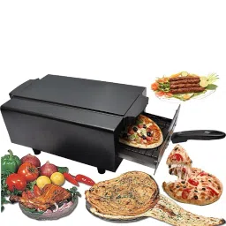 Small Pizza Maker � Mini Combo 10-Inch for Oil-Free Cooking in Your Home Kitchen Electric Tandoor-image-25