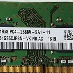 Hynix pc4-21300 260-Pin SODIMM 1.2V Single Rank DDR4 8 GB (Single Channel) Mac, Laptop (HMA81GS6CJR8N-VK ,1RX8 PC4-2666V-SA11 Laptop Memory module)-17