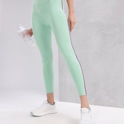 hrx by hrithik roshan Striped Women Green Tights-picture-20