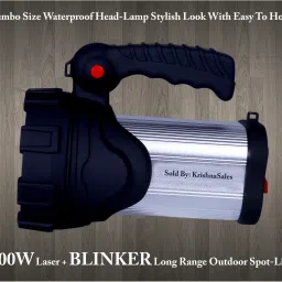shoptric 2 km long range laser blinker LED torch light with 200w high brightness & 3 mode Torch image 3