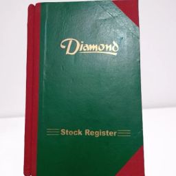 Stock Register - Register Size - 33 x 21 Cm Ledger Paper - Half Canvas Bound with Rexine Cover (240 Pages) 1-Part Record Keeping Books-image-82