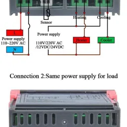 electrolight Two Relay Output Digital Temperature Controller STC-1000 AC 220V 10A. Multipurpose Controller image 5