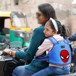 Magic Seat- Two Wheeler/Bike/Scooter Child/Kids Safety Seat Belt/Kids Carrier Protection When Travelling on Two Wheeler (Blue-Spiderman) Baby Carrier-image-25