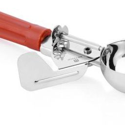 Stainless Steel Ice Cream Press and Remove Action Cookie Dough Scoop With Handle Kitchen Scoop for Watermelon, Frozen Yogurt Sorbet, Jelly & Baking Digging (Pack of 1) Kitchen Scoop-image-8