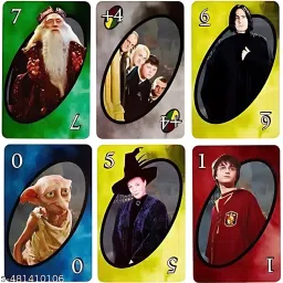 woyr Preimum Quality UNO Harry Potter and UNO Dragon Ball Z Playing Cards Game image 2