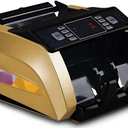 Drop2Kart Bank Grade Bill Counter - UV/MG Counterfeit Detection, Bright LED Display, ADD+BATCH Mode, Counts ALL INR Note Counting Machine-image-97