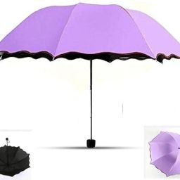 Beautiful Travel Magic umbrella, Water Contact Gets Pattern Automatically Umbrella-12