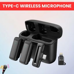 J13 Wireless Microphone, Noise Reduction Mic with Charging Case for VloggingG156 Microphone-image-56
